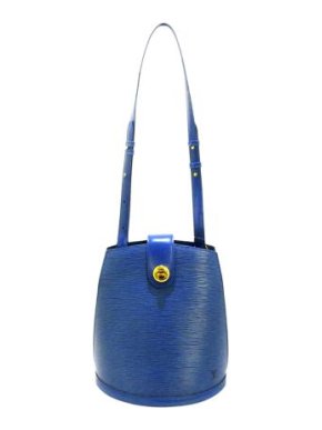 Louis Vuitton Blue Epi  Leather Cluny Bag