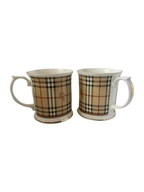 Burberry Honey House Check Bone China Mugs