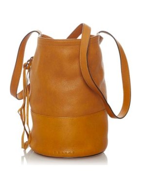 Celine Vintage Tan Leather Bucket Bag