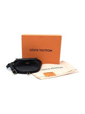 Louis Vuitton Black Leather Monogram Empreinte Bum Bag