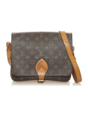 Louis Vuitton Vintage Monogram Cartouchiere GM Messenger Bag