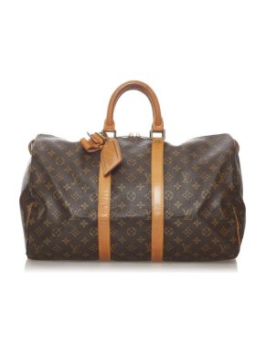 Louis Vuitton Monogram Canvas Keepall 45 Weekend Bag
