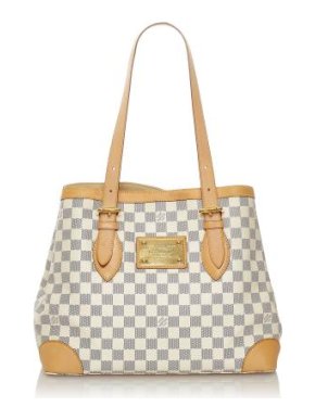 Louis Vuitton Damier Azur Canvas Hampstead MM Tote Bag