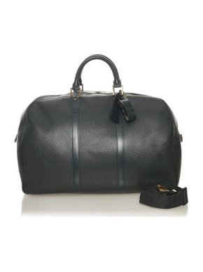 Louis Vuitton Dark Green Taiga Kendall PM Weekend Bag