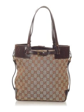 Gucci Vintage GG Monogram Canvas Bag
