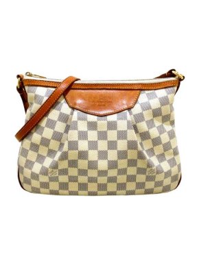 Louis Vuitton Vintage Damier Azur Siracusa PM Bag