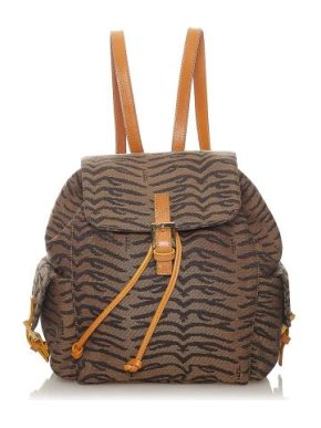 Fendi Vintage Animal Canvas Backpack