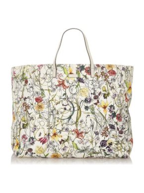 Gucci Flora Canvas Tote Bag