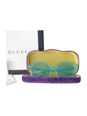 Gucci Turquoise Clear Classic Sunglasses