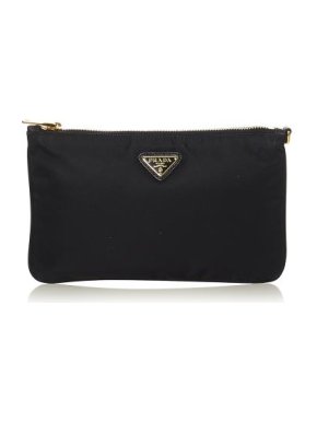 Prada Black Tessuto Nylon Pouch
