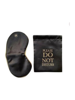 Chanel VIP Gift Black & Gold Sleep Mask