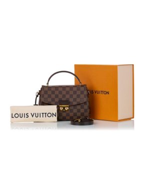 Louis Vuitton Damier Ebene Canvas Croisette Bag