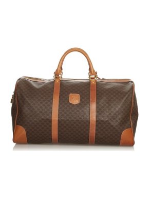 Celine Vintage Macadam Canvas Weekend Bag