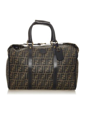 Fendi Vintage Zucca Canvas Weekend Bag