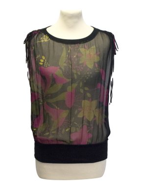 Sophia Malig sheer floral top