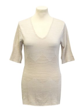 Joseph Tricot nude silk top