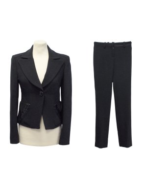 Versace Navy trouser suit
