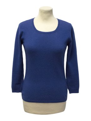 Maria Di Ripabianca Blue Cashmere Jumper