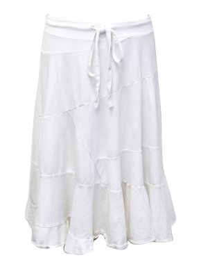 Icthys Ichthys White Tie Up Midi Skirt