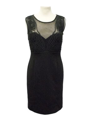 Alice by Temperley Black Mini Tijuana Dress