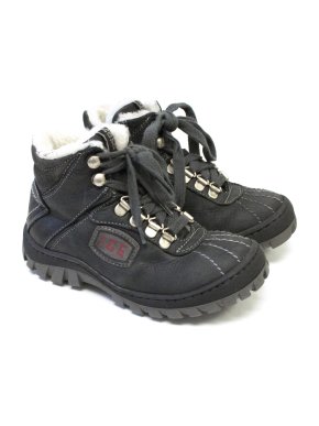 Iceberg Grey Lace Up Winter Boots
