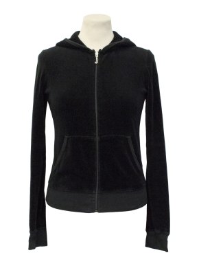 Juicy Couture Black Velour Hoodie