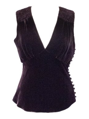 Chloe Velvet Violet Top