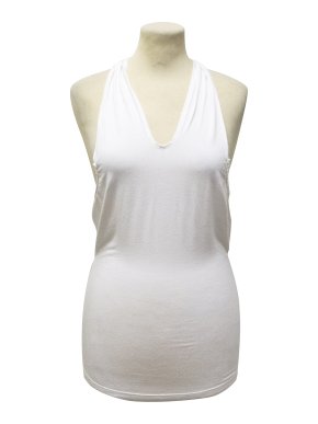 Jitrois White Halter Neck top