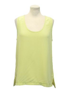 Pyrus Silk Green Vest Top