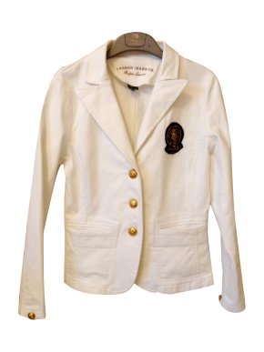 Ralph Lauren crest denim blazer