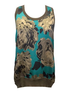 Stella McCartney Silk and Wool Top with flower Print