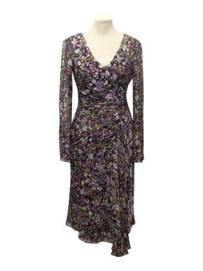 Diane von Furstenberg Silk Floral Dress