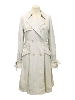 Max Mara Off White Trench Coat