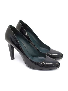 Miu Miu Black Patent Court Shoes