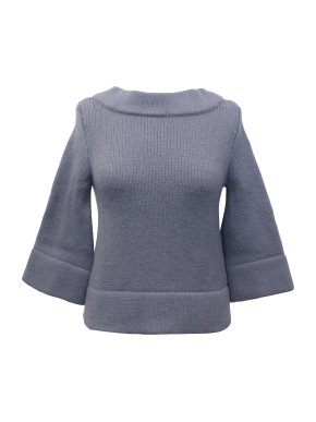 Goat Wool Air Force Blue Jumper