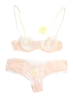 Myla Peach and Cream Bra and Briefs