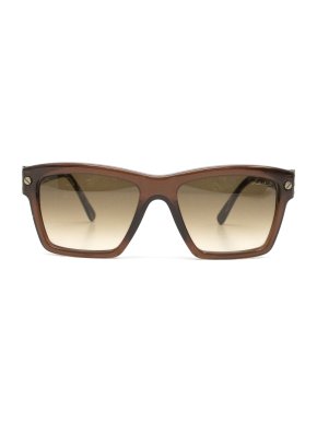 Lanvin Brown Sunglasses with Crystal Arms