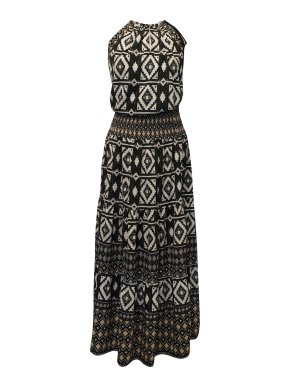 Hale Bob Tribal Print Maxi Dress
