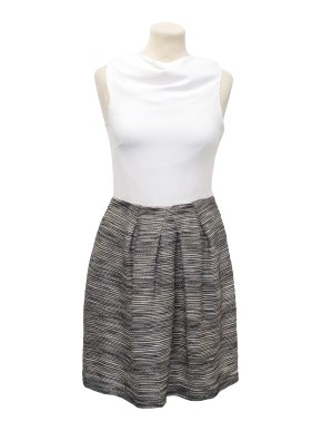 Christian Dior Black and White Skirt Dress