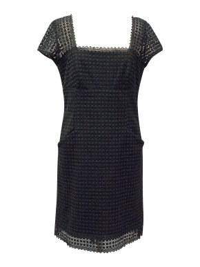 Milly New York Black Cotton Dress
