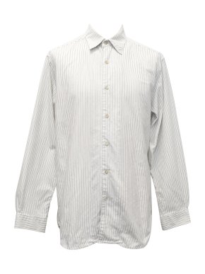 Tommy Bahama Blue and Green Striped Shirt