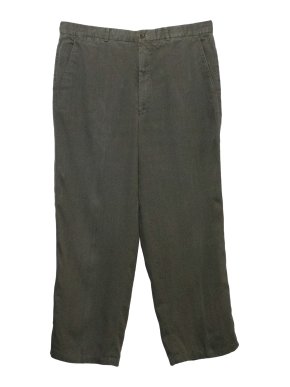 Armani Collezioni Grey Linen Trousers