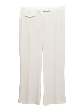Alexander McQueen White Trousers 1