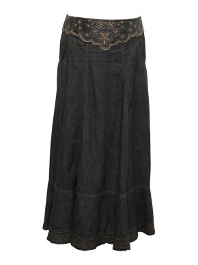 Kenzo Dark Grey Denim Skirt