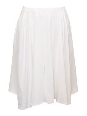 Vanessa Bruno White Silk Skirt