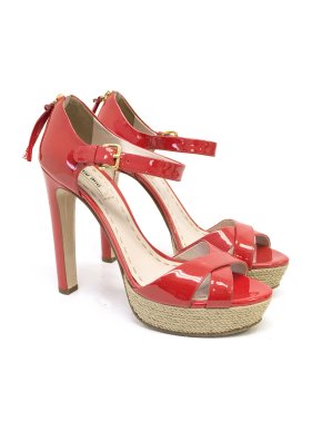Miu Miu Red Heeled Sandals