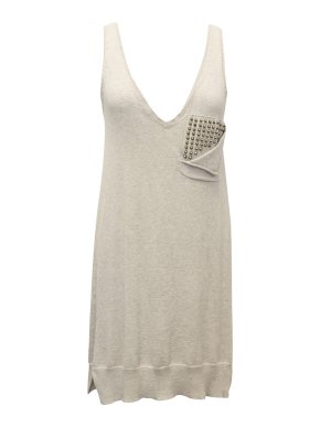 Zadig & Voltaire Beige dress with Studs