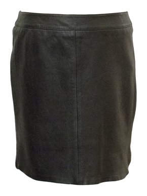 Zadig & Voltaire Deluxe Black leather mini skirt