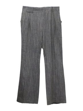 Yves Saint Laurent Grey Tweed Trousers