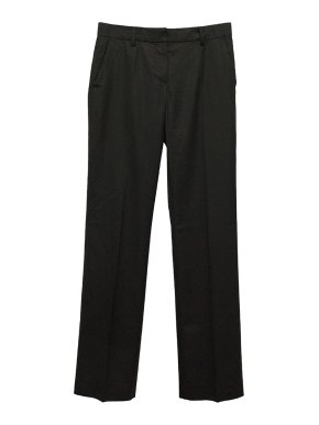 Sportmax Wool-Blend Black Trousers